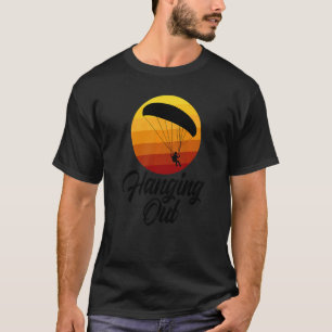 Hanging Out Retro  Women Paraglider Adventure T-Shirt
