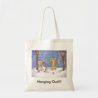 Hanging Out - Snowman!!! Tote Bag