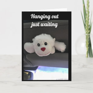 **HANGING OUT TO SAY HAPPY BIRTHDAY** CARD
