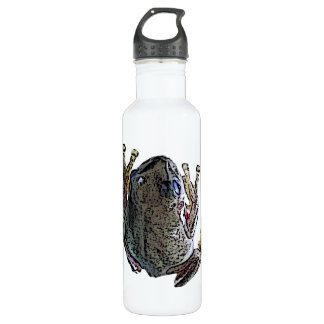 Hanging out White's Tree Frog Herp Derp 710 Ml Water Bottle