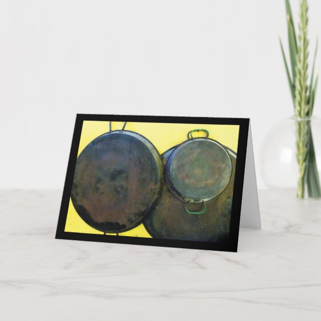 Hanging Paella Dishes Card (Front)