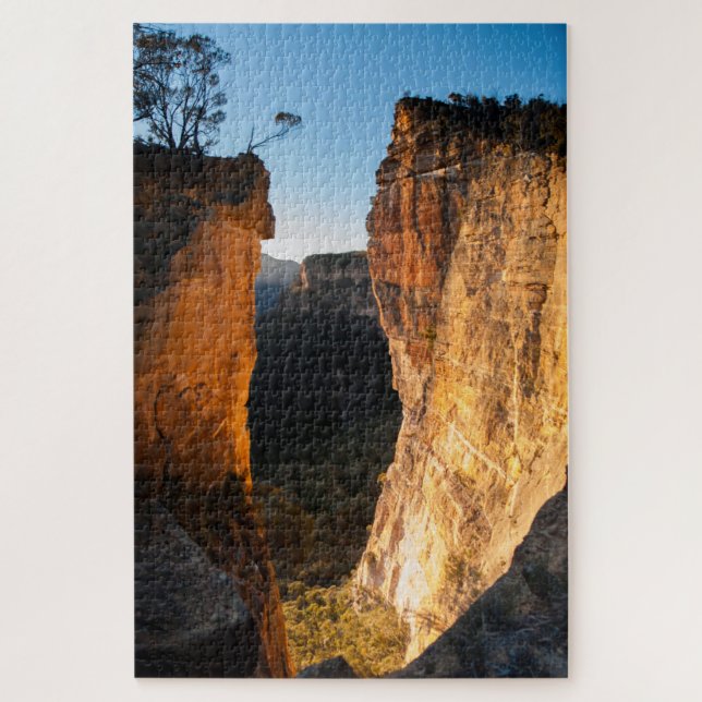 Hanging Rock Blue Mountains Sunrise, 1014 pieces Jigsaw Puzzle (Vertical)