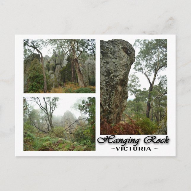 Hanging Rock, Victoria, Australia Postcard (Front)