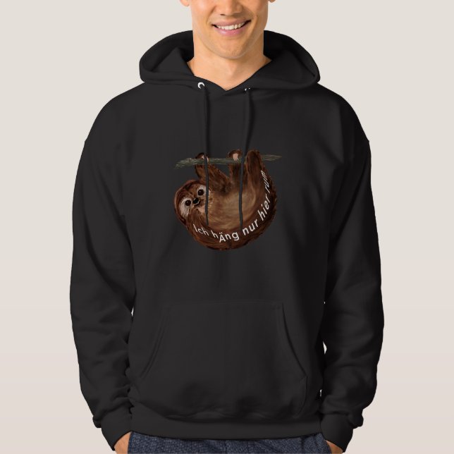 Hanging Sloth 39 Hoodie (Front)