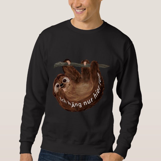 Hanging Sloth 39 Sweatshirt (Front)