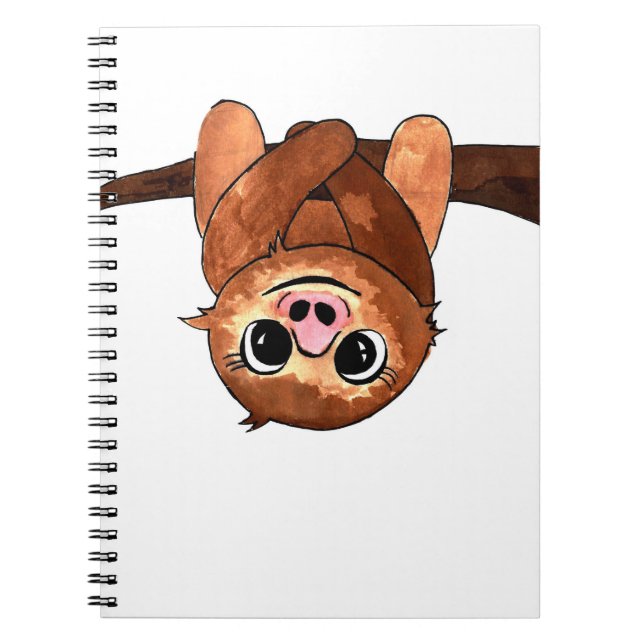 Hanging sloth notebook (Front)