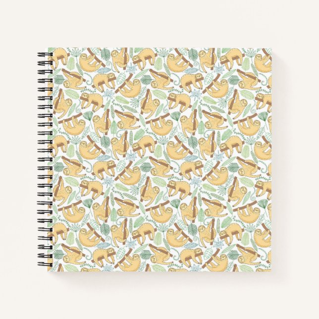 Hanging Sloths Notebook (Front)
