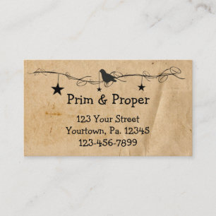 Hanging Stars & Crow Business Card