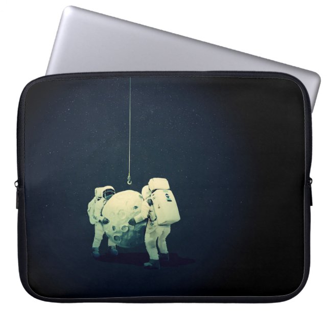 Hanging the moon laptop sleeve (Front)