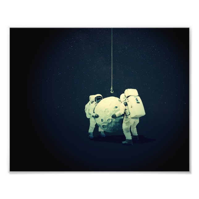 Hanging the moon photo print (Front)