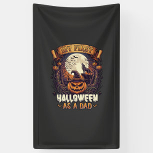 Hanging Witches Halloween Flying Witch Haunted Hou Banner