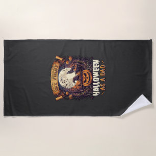 Hanging Witches Halloween Flying Witch Haunted Hou Beach Towel