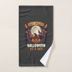 Hanging Witches Halloween Flying Witch Haunted Hou Hand Towel