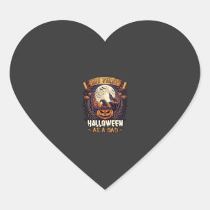 Hanging Witches Halloween Flying Witch Haunted Hou Heart Sticker