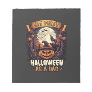Hanging Witches Halloween Flying Witch Haunted Hou Notepad
