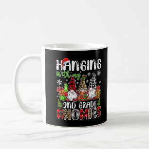 Hanging With My 2nd Grade Gnomies Christmas Gnome  Coffee Mug