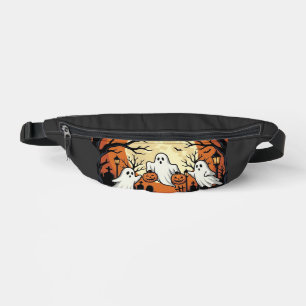 Hanging With My Boo Halloween Ghost Design Bum Bags