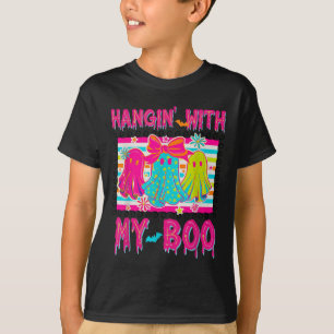 Hanging With My Boos Soky Halloween Disco Ghost Wo T-Shirt