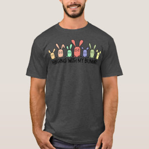 Hanging with My Bunnies Cute Bunny Rabbits Funny E T-Shirt