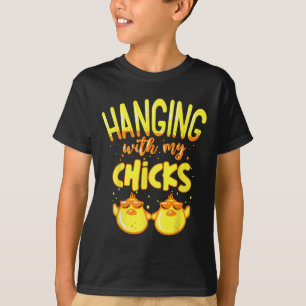 Hanging With My Chicks Funny Easter T-Shirt