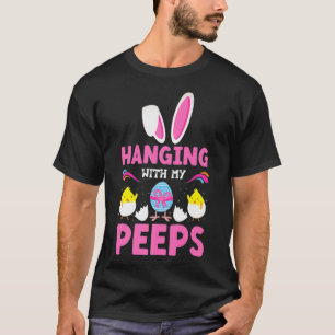Hanging With My Easter Chicken Easter Egg Happy Ea T-Shirt