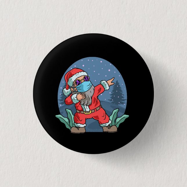 Hanging with my gnomies 3 cm round badge (Front)