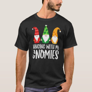 Hanging With My Gnomies Christmas Family Matching T-Shirt
