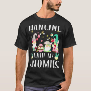 Hanging With My Gnomies For Women With Cute Easter T-Shirt
