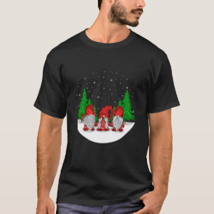 Hanging With My Gnomies Funny Friend Christmas T-Shirt
