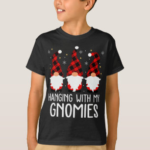 Hanging With My Gnomies Gnomes Valentines Day Matc T-Shirt