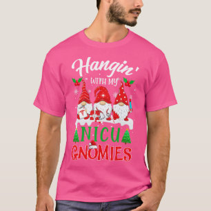Hanging With My NICU Gnomies Nurse Christmas Santa T-Shirt
