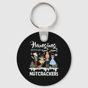 Hanging with My Nutcrackers Squad Christmas Ballet Key Ring