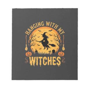 Hanging With My Witches Halloween Design (2) Notepad