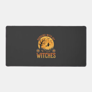 Hanging With My Witches Halloween Desk Mat