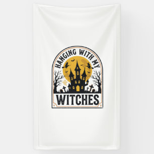 Hanging With My Witches Vintage Halloween Design_1 Banner
