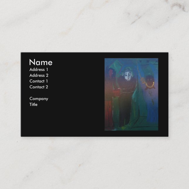HANGMAN KING BUSINESS CARD (Front)