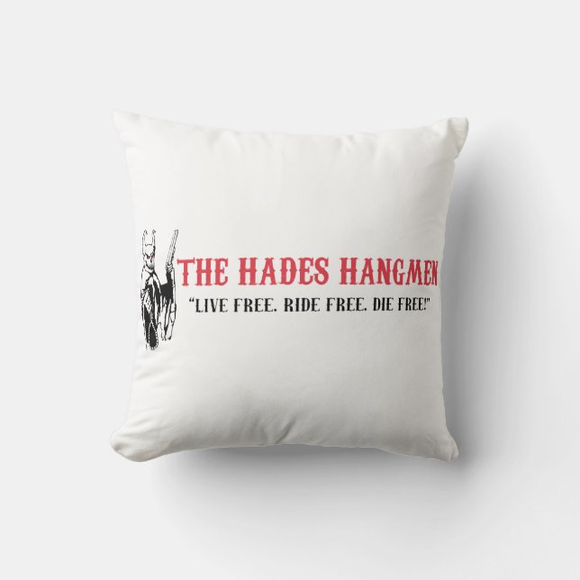 Hangmen Harlots pillow (Front)