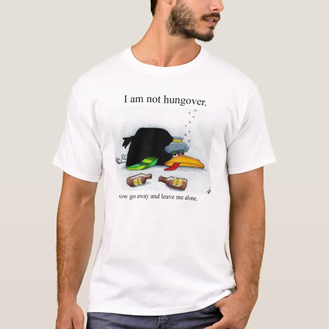 Hangover denial t shirt (Front)