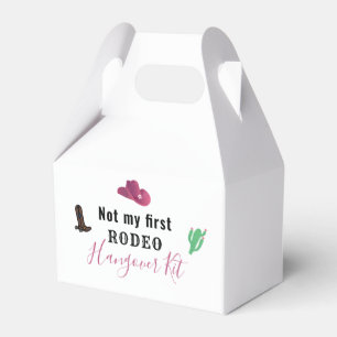 Hangover Kit Austin Texas Cowgirl Bachelorette Favour Box