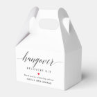 Hangover Kit Editable Colour Modern Script