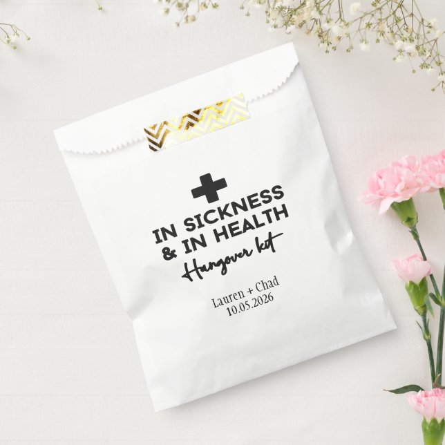 Hangover Kit Favour Bags (Sealed)