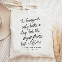 Hangover Memories Funny Wedding Favour