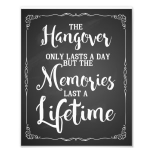 hangover party sign, chalkboard, wedding sign