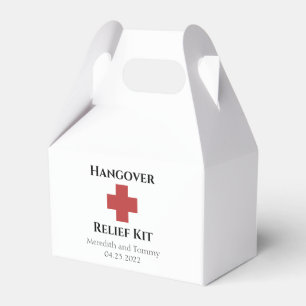 Hangover Relief Kit Favour Box