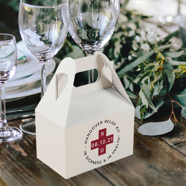 Hangover Relief Kit | Wedding Favour Box (Creator Uploaded)