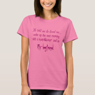Hangovers and Ex-Boyfriends Ladies Long Sleeve T-Shirt