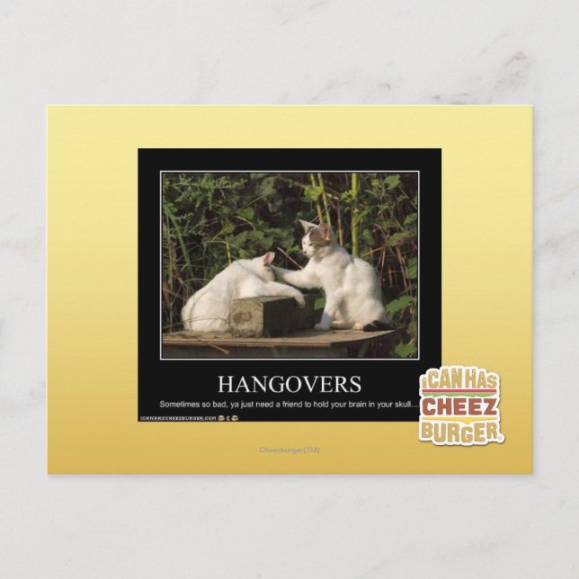 Hangovers Postcard (Front)