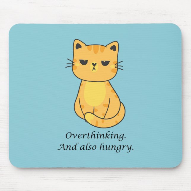  Hangry Cat Mouse Mat (Front)