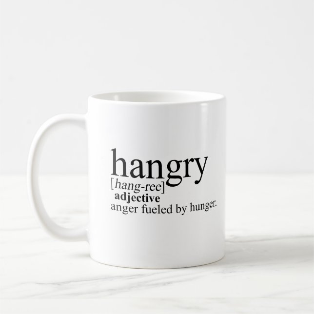 Hangry Coffee Mug (Left)