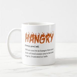 Hangry Definition  Coffee Mug
